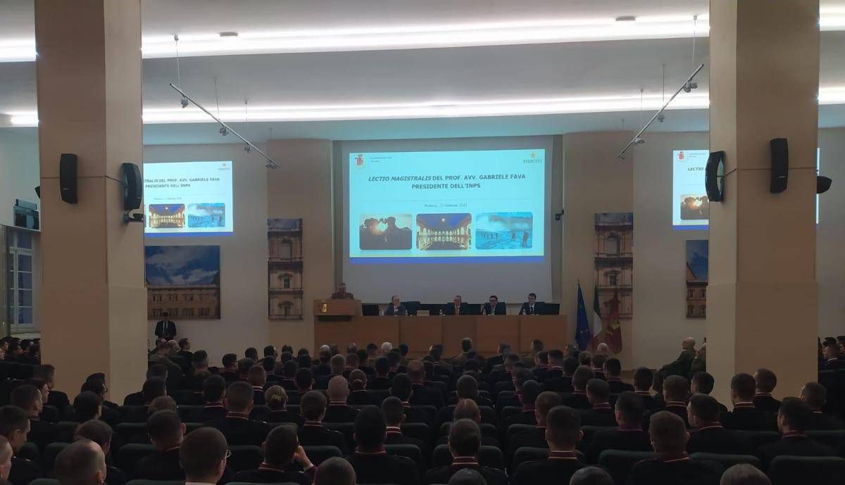 Inps, all'Accademia militare di Modena incontri sulla cultura previdenziale