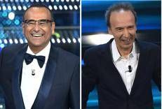 Carlo Conti e Roberto Benigni