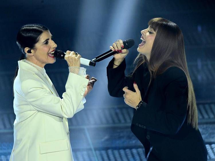 Giorgia e Annalisa a Sanremo 2025 - Fotogramma /Ipa