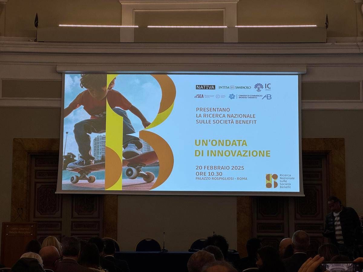 'Un’ondata di innovazione', presentata ricerca nazionale su Società Benefit 2025