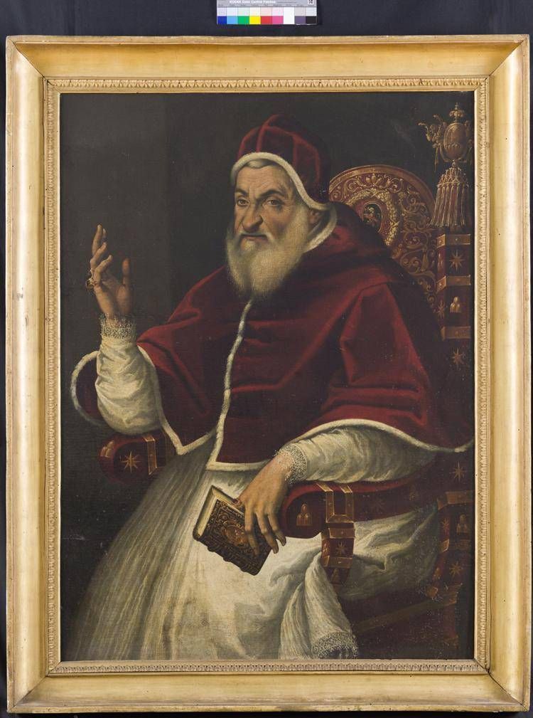 Ritratto Anonimo di Papa Sisto V. Accademia Nazionale di San Luca
