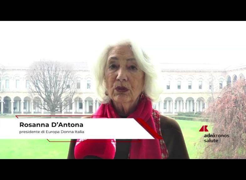 D'Antona (Europa Donna), 'nerede olursa olsun hastalara' iyi sağlık 'psikolojik desteği ile'
