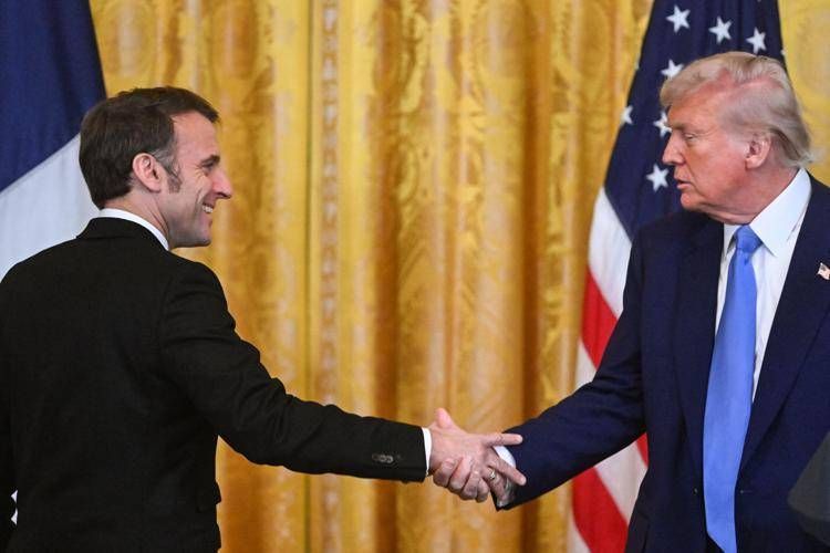 Emmanuel Macron e Donald Trump - (Afp)