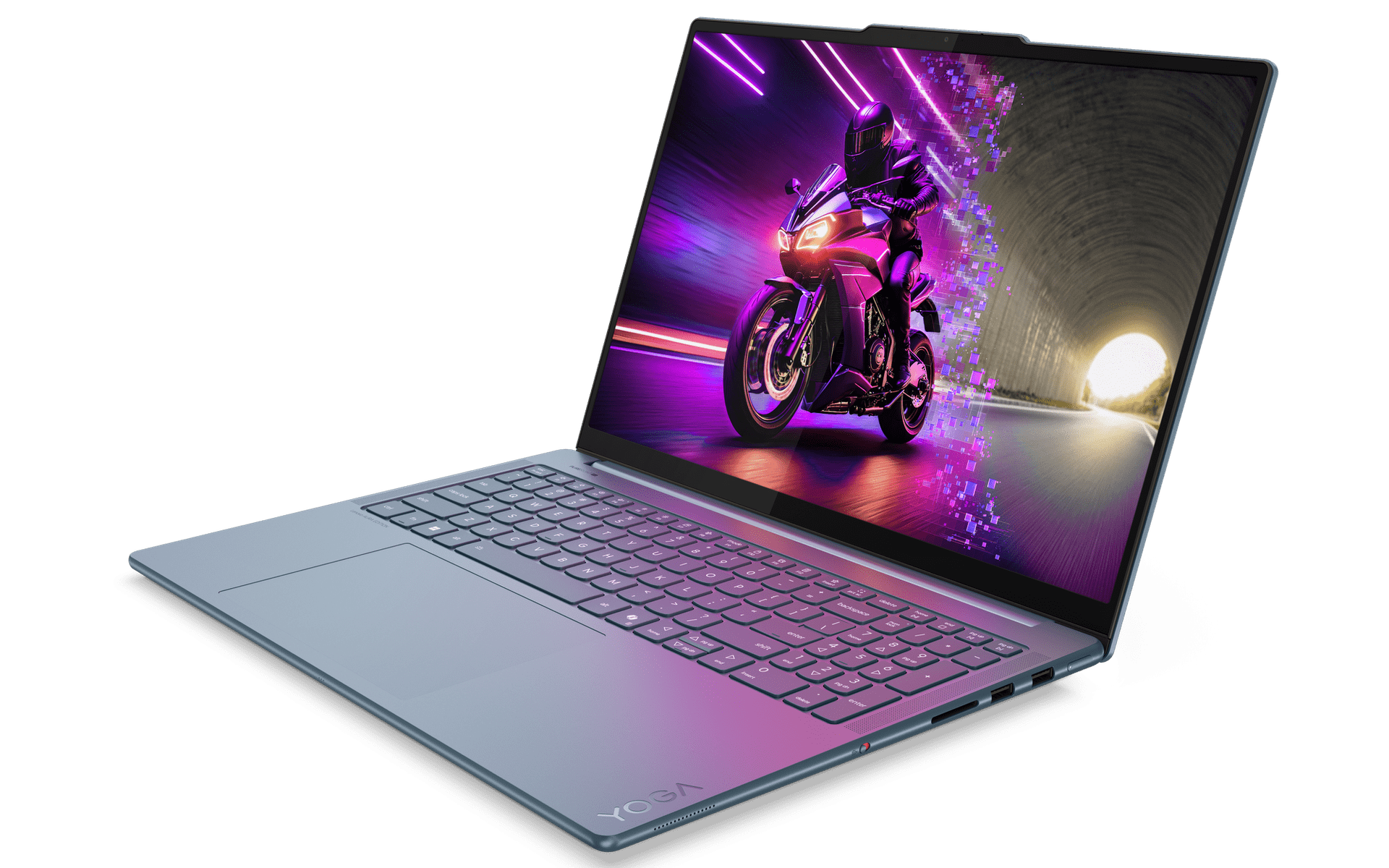 13 yoga pro 9i 16 10 tidal teal oledtouchglassaura 3q front left open kb display e1740765298827