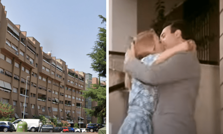 Via Elio Lampridio Cerva, a Roma, e il bacio in 'Borotalco' tra Eleonora Giorgi e Carlo Verdone