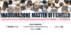 Inaugurazione primo Master di UniPa in “Analista delle politiche internazionali di difesa e sicurezza”