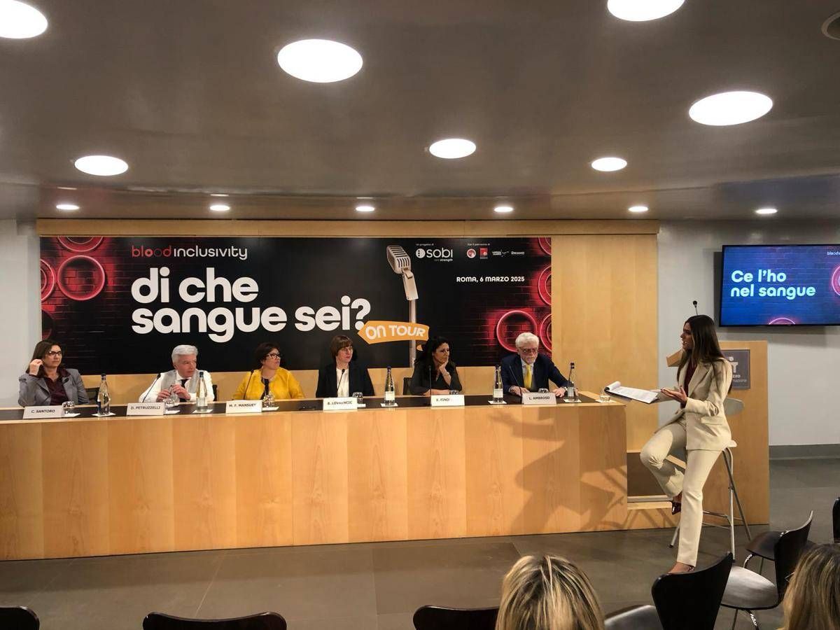Emofilia, a Roma talk Sobi per progetto 'Blood inclusivity'