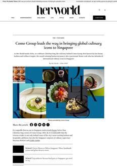 Singapore: Christina Ong porta la cucina italiana a Singapore con Massimo Bottura