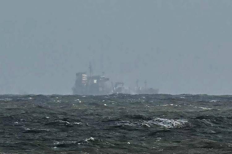 Collisione nel Mare del Nord tra la petroliera Stena Immaculate e la portacontainer Solong - (Afp)
