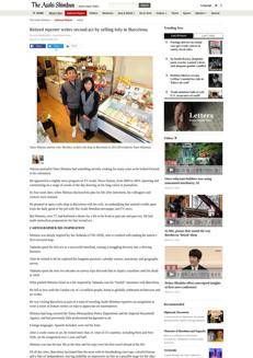 Giappone: Il giornalista Tateo Shimizu apre un negozio di tofu a Barcellona dopo la carriera