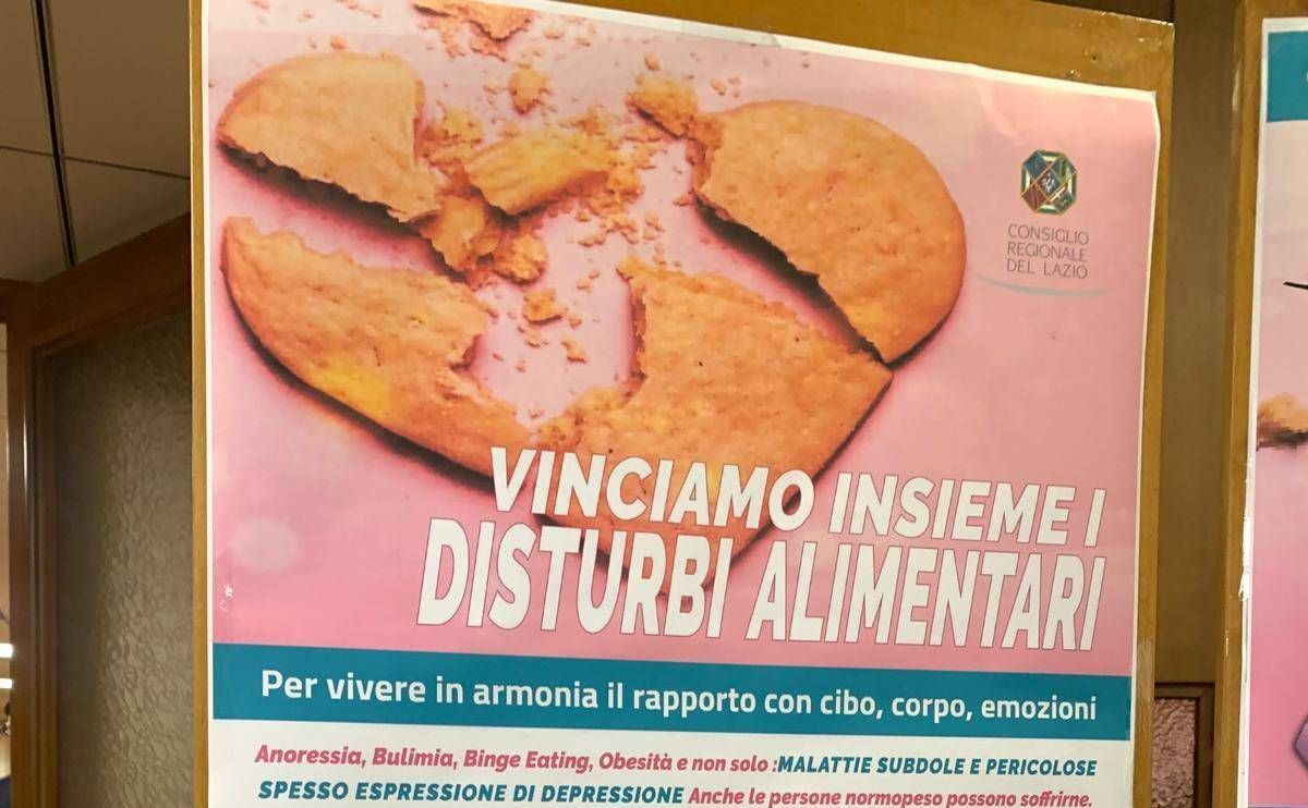 Al Consiglio regionale del Lazio inaugurata la panchina lilla contro i disturbi alimentari
