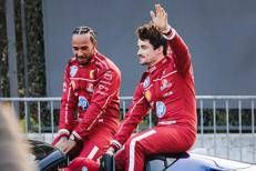 Lewis Hamilton e Charles Leclerc - Ipa/Fotogramma