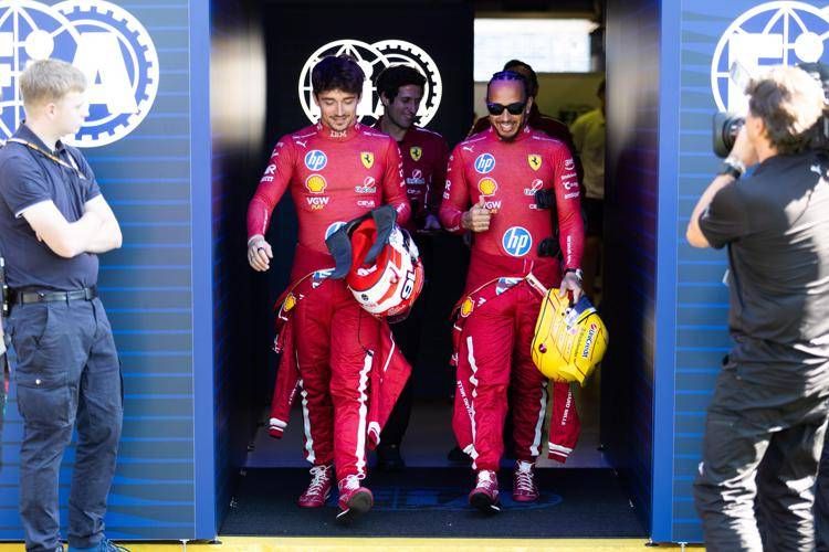 Hamilton e Leclerc - Fotogramma/IPA