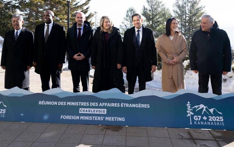 I ministri degli Esteri del G7, riuniti in Canada (Afp)