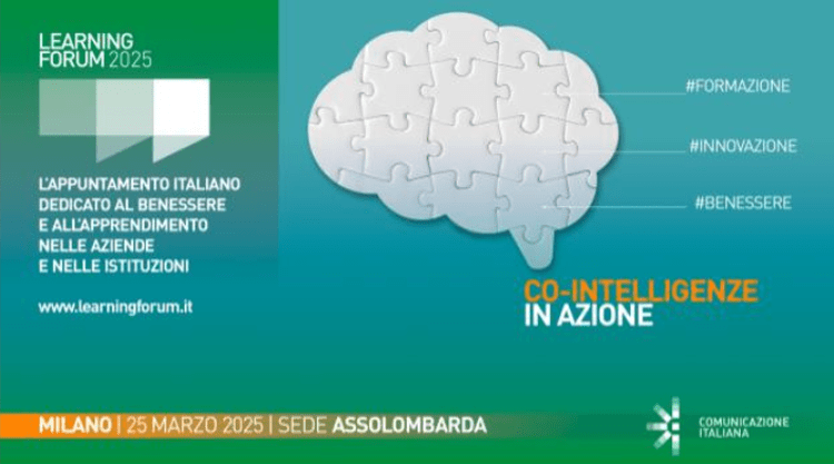 'Co-intelligenze in azione', al via learning forum 2025