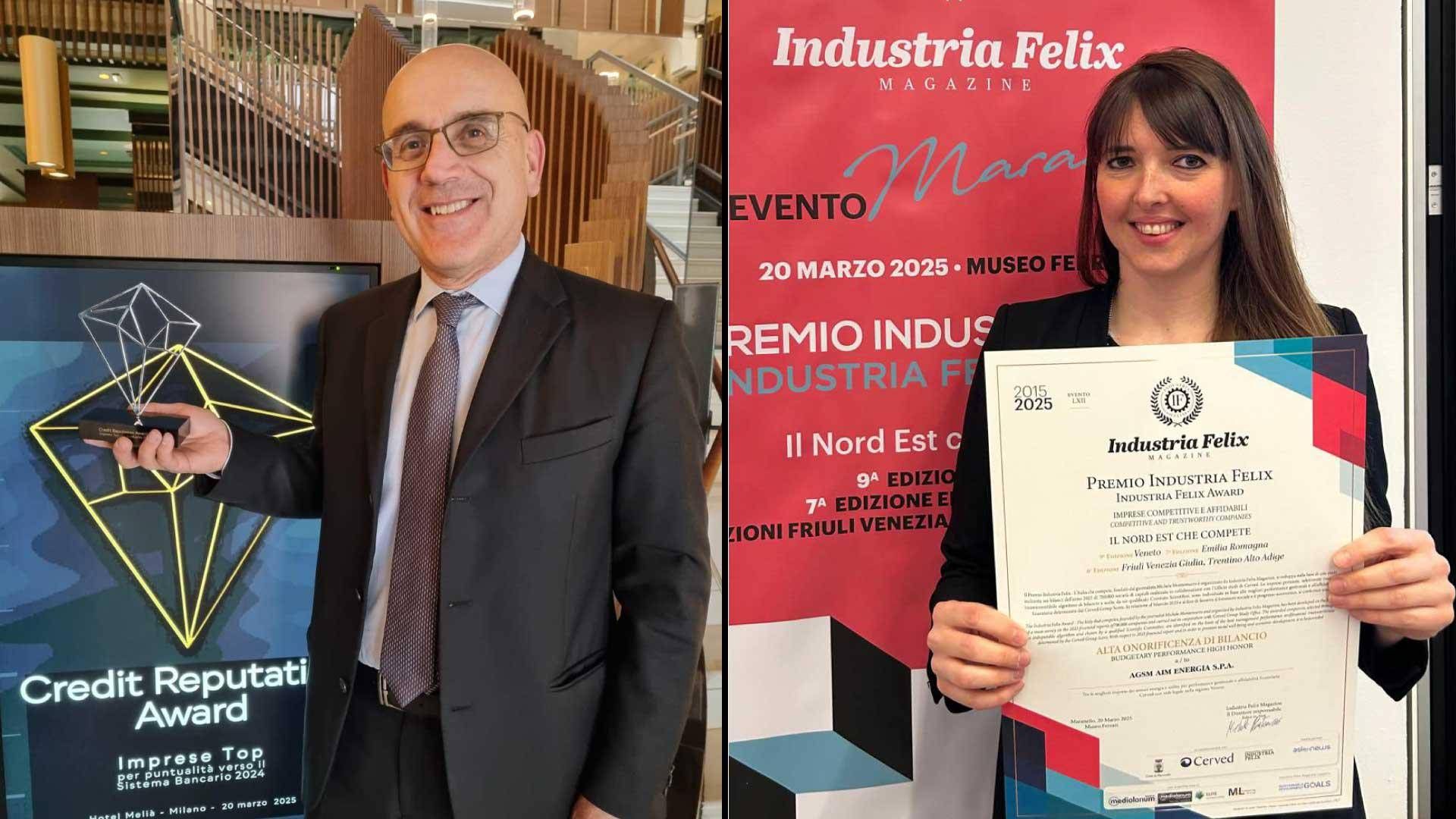 AGSM AIM Grubu Vince 'Kredi İtibarını Ödülü' ve 'Industry Felix' Ödülü