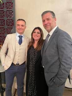 Salvatore Marafioti, primo firmatario dello studio, Maria Antonietta Rositani e Maurizio Busoni