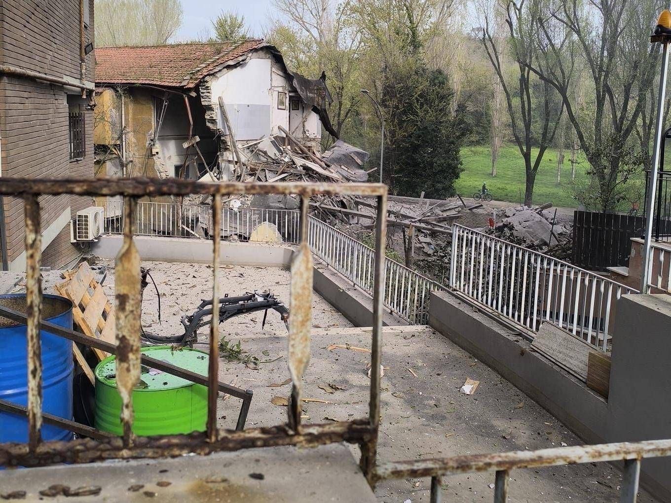 roma palazzina esplosa monteverde