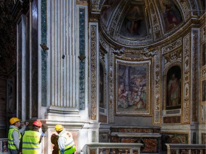 chiesa s maria loreto linea c webuild 61 2025 03 03