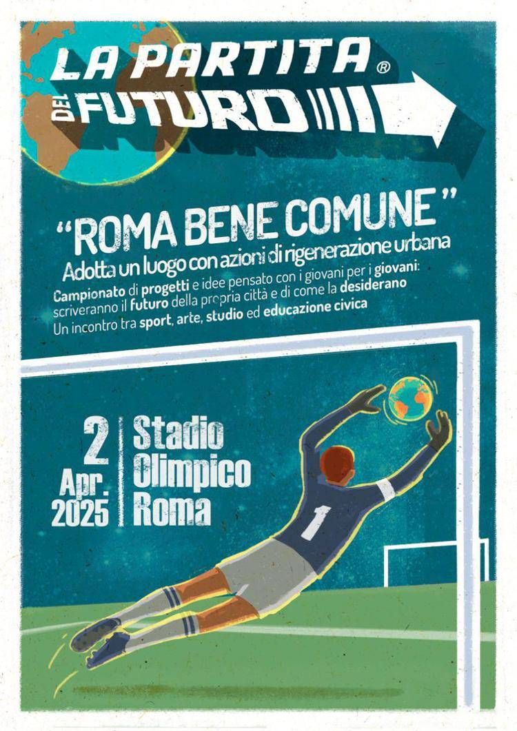 'La partita del futuro', 370 scuole romane e 14 progetti e idee per i giovani il 2 aprile all'Olimpico