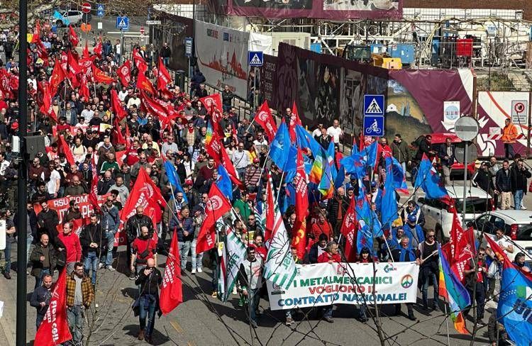 Manifestazione metalmeccanici  
