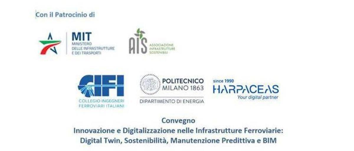 A Milano evento, 'Innovazione e digitalizzazione nelle infrastrutture ferroviarie: digital twin, sostenibilità, manutenzione predittiva e Bim'
