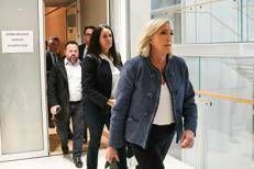 Marine Le Pen in tribunale - Afp