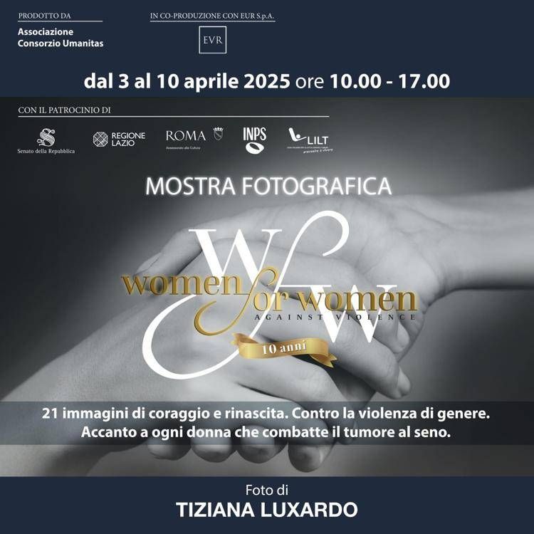 'Women for Women against Violence', 21 foto in mostra a La Nuvola di coraggio e rinascita