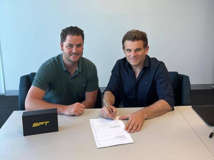 William Strange, Ceo di Sport Performance Tracking, e Alberto Guidotti, Ceo di K-Sport