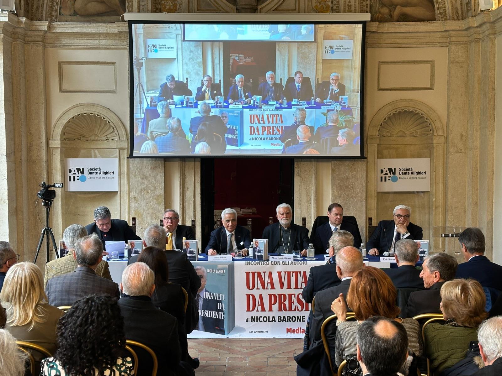 Nicola Barone'un Roma'da sunulan otobiyografisi