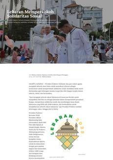 Indonesia: Prabowo Subianto invita alla solidarietà sociale durante il Ramadan