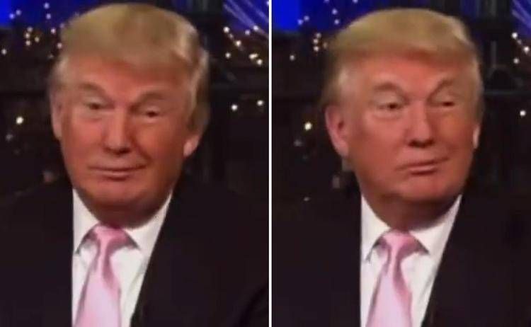 La smorfia di Donald Trump