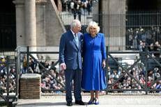 Carlo e Camilla a Roma - (Afp)