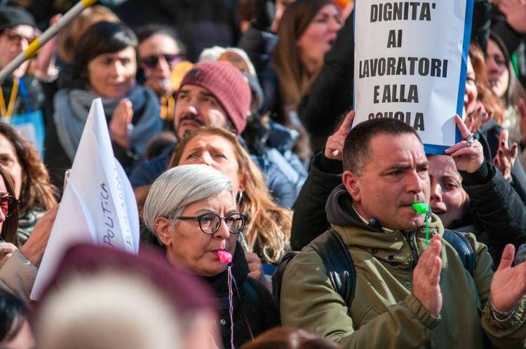 Sciopero dei lavoratori della scuola - Fotogramma /Ipa