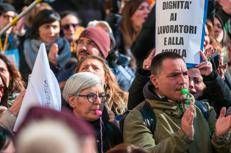 Lavoratori della scuola in sciopero - Fotogramma /Ipa