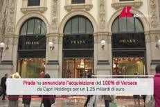 Prada annuncia acquisizione di Versace da Capri Holdings