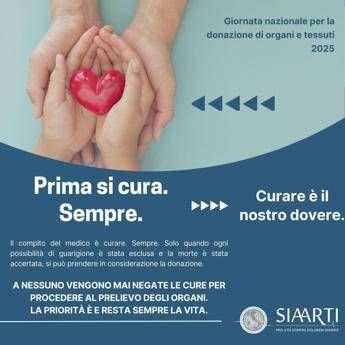 Trapianti, allarme anestesisti: "Il 40% degli italiani dice no alla donazione di organi"
