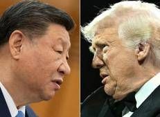 Xi Jinping e Donald Trump - Afp