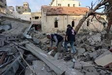 Attacco israeliano contro l'ospedale Al Ali - (Afp)