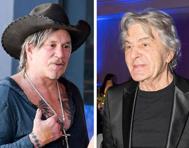 Mickey Rourke e Fausto Leali - (Fotogramma/Ipa)