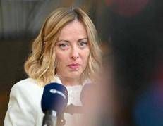 Giorgia Meloni - (Afp)