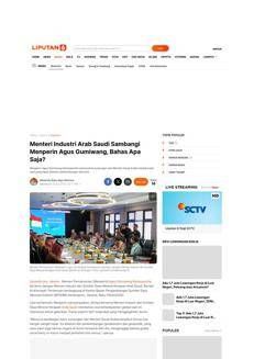 Indonesia: Incontro tra i Ministri dell'Industria di Indonesia e Arabia Saudita