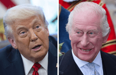 Donald Trump e re Carlo - Ipa