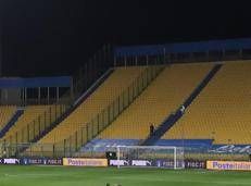 La curva dello stadio Tardini di Parma