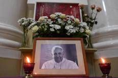 Una foto di Papa Francesco a San Pietroburgo in Russia - Ipa