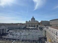 Piazza San Pietro (Foto Adnkronos)