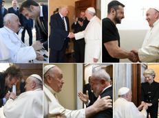 Papa Francesco e gli incontri con i leader: Macron, Trump, Zelensky, Milei, Lula, von der Leyen