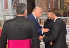Trump, Zelensky e Macron