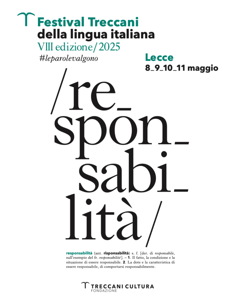 'Responsabilità' è il tema del Festival Treccani della lingua italiana