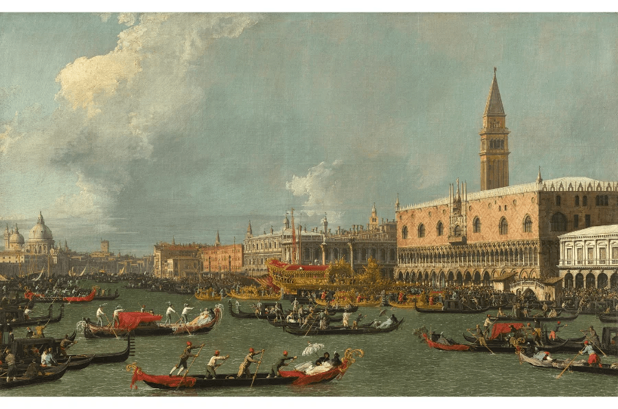 Canaletto Enchantment London, 20 milyon pound için 'Bucintoro'nun arkasında' açık artırmada